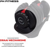 PH Fitness Smart Dumbbells: set van 2 X 24KG