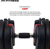 PH Fitness Smart Dumbbells: set van 2 X 24KG
