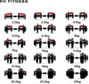 PH Fitness Smart Dumbbells: set van 2 X 24KG
