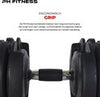 PH Fitness Smart Dumbbells: set van 2 X 24KG