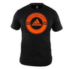 Adidas Combat Sports T-Shirt Zwart/Oranje maat 164