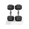 Hex Rubber Dumbbells Set vanaf 92 euro