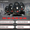 PH Fitness 107,5KG Olympische Halterschijven Set – Tri Grip Plates 50 mm – Zwart